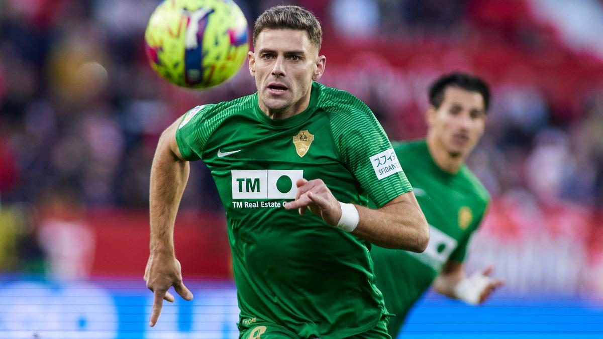 Lucas Boyé, durante el partido frente al Sevilla