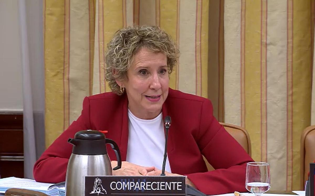 Aina Calvo, este jueves en el Congreso