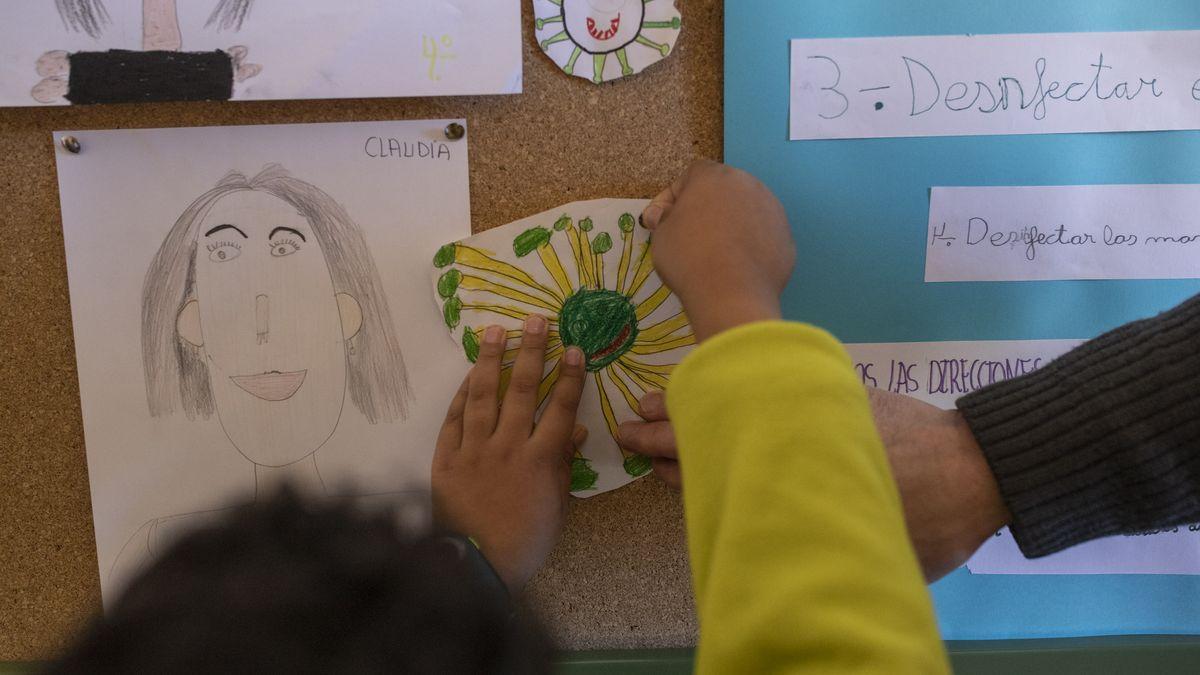 Una escuela rural de Zamora.