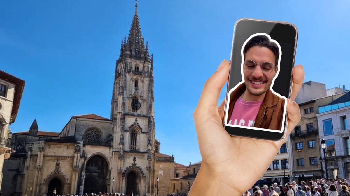 El vídeo viral de un estadounidense hablando de su vida en Oviedo: "¿Volver a Estados Unidos, no gracias"