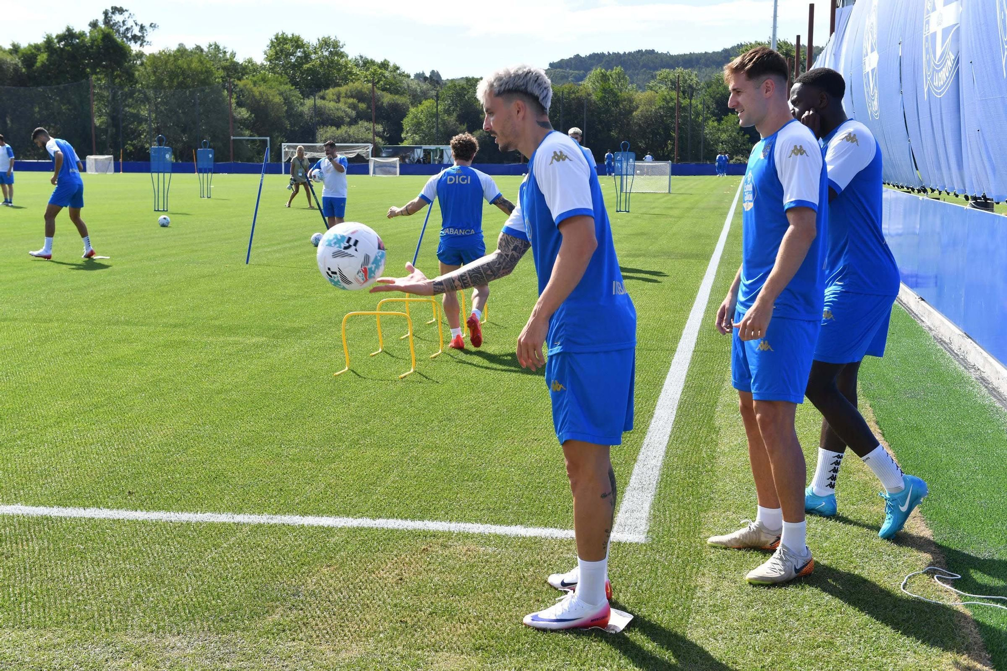 Primer entrenamiento bajo las órdenes de Antonio Hidalgo