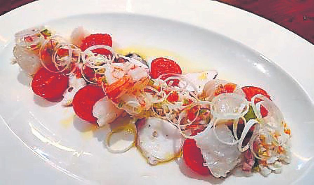 Elegante salpicón de pulpo. Elegante salpicón de pulpo.