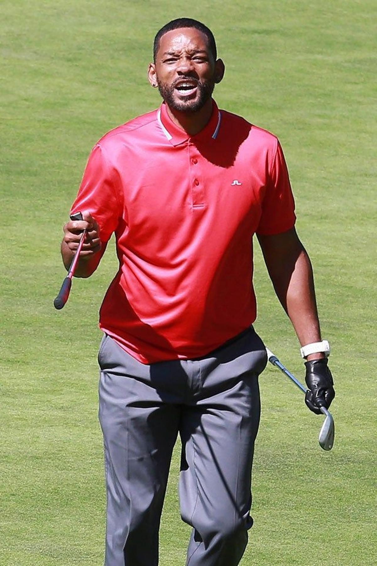 Will Smith en el campo de golf