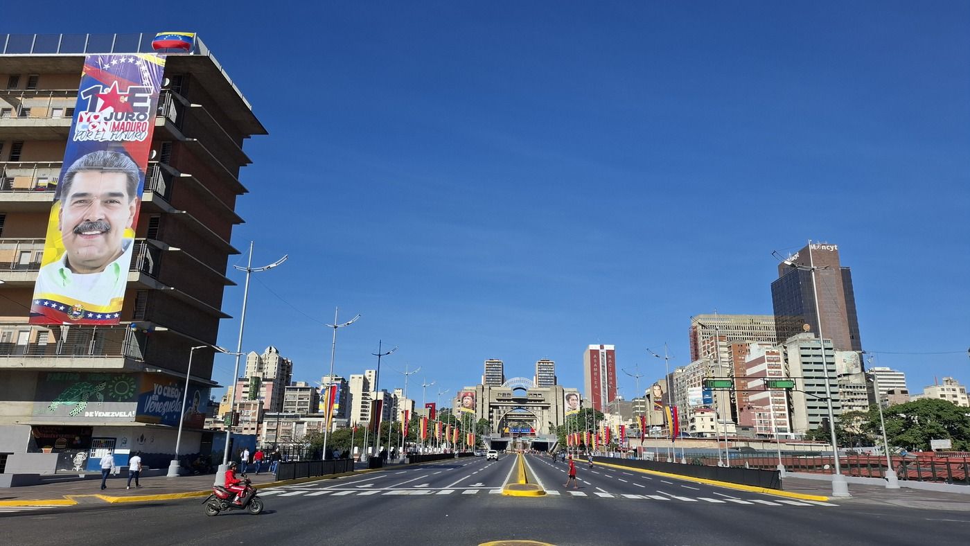 Día de la nueva toma de posesión de Nicolás Maduro como presidente de Venezuela