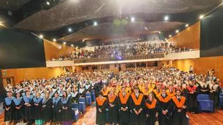 Gran celebración de Graduación de los alumnos y alumnas de la Universidad del Atlántico Medio (UNAM)