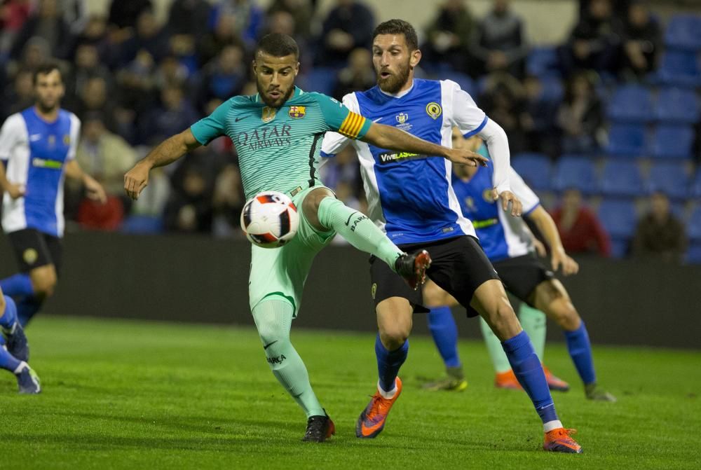 El Hércules llega vivo al Camp Nou