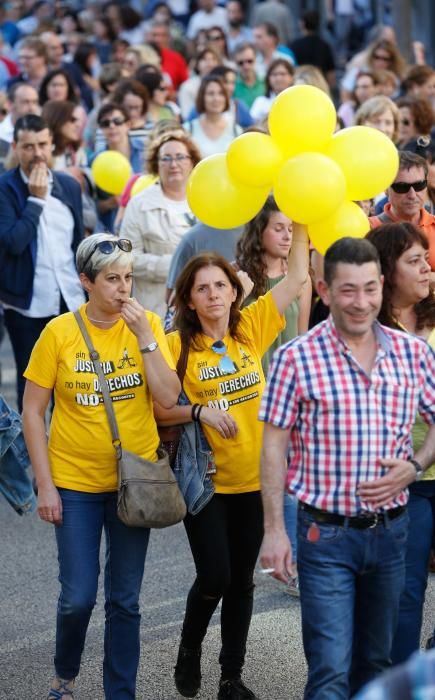 Los funcionarios de justicia se manifiestan en Oviedo tras rechazar la oferta del Principado