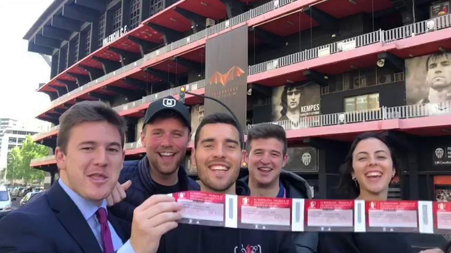 Locura por las entradas de la final: "Illa, illa, illa, nos vamos a Sevilla"