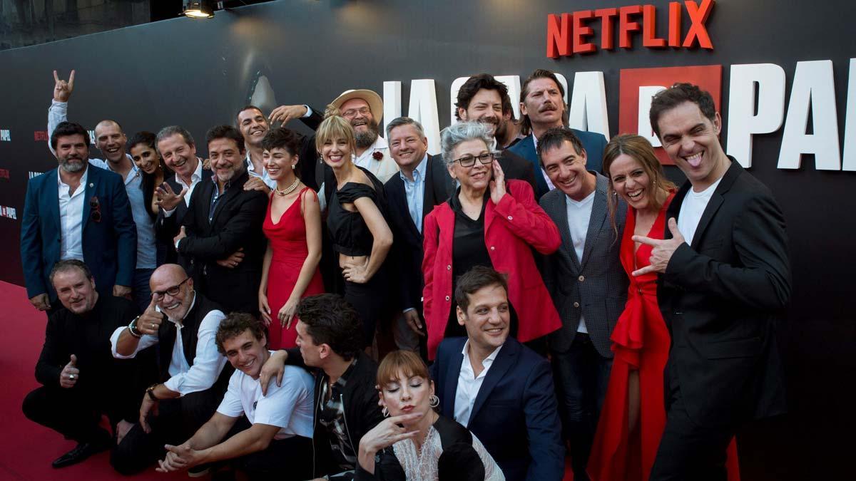 Premier de la tercera temporada de 'La casa de papel' (Netflix) en Madrid