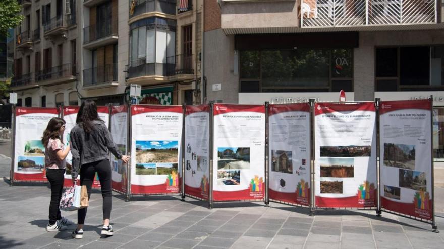 Punt de votació al Passeig Pere III