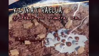 Sacan la "paella de KitKat" en Murcia y toda España estalla de indignación: "Está hecho en una paellera..."