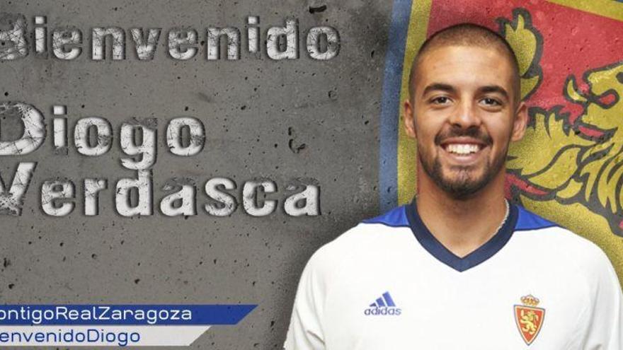 El Real Zaragoza ficha y presenta al central portugués Diogo Verdasca