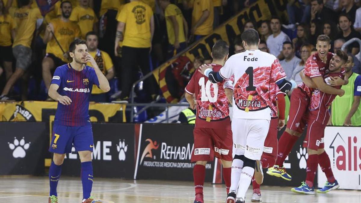 ElPozo Murcia asaltó el Palau Blaugrana