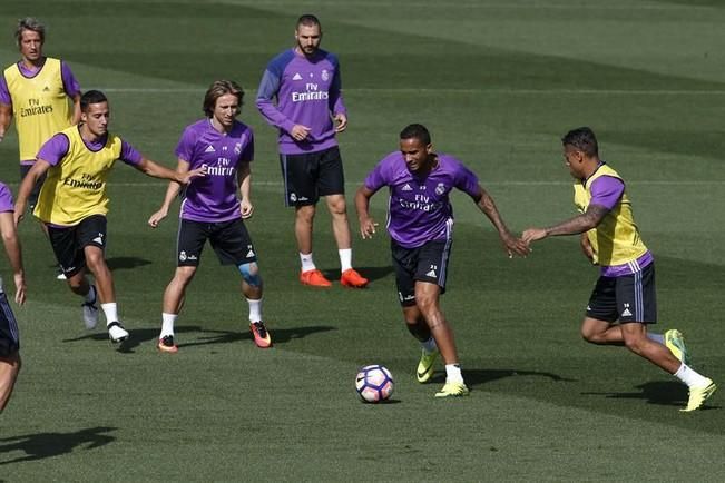 Entrenamiento del Real Madrid antes de su viaje a Gran Canaria