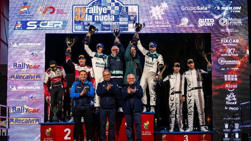 “Cohete” Suarez se lleva la victoria del 32º Rallye de La Nucía