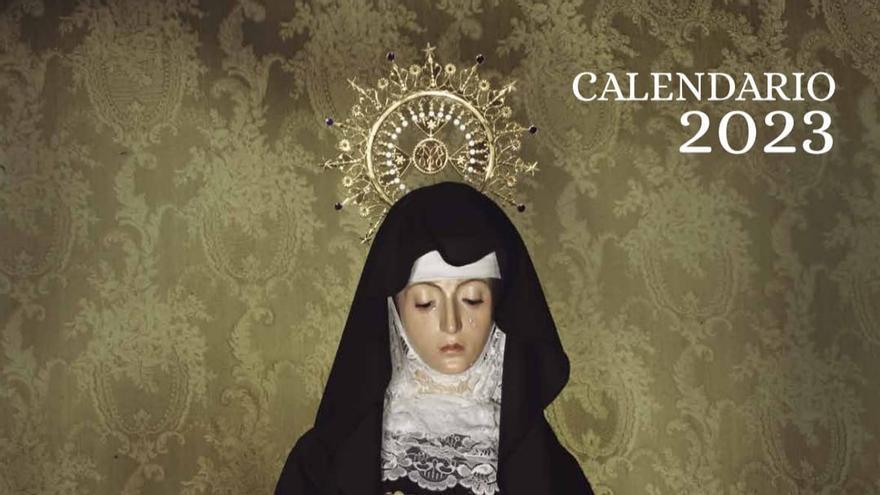 La imagen de la Soledad, protagonista de este calendario