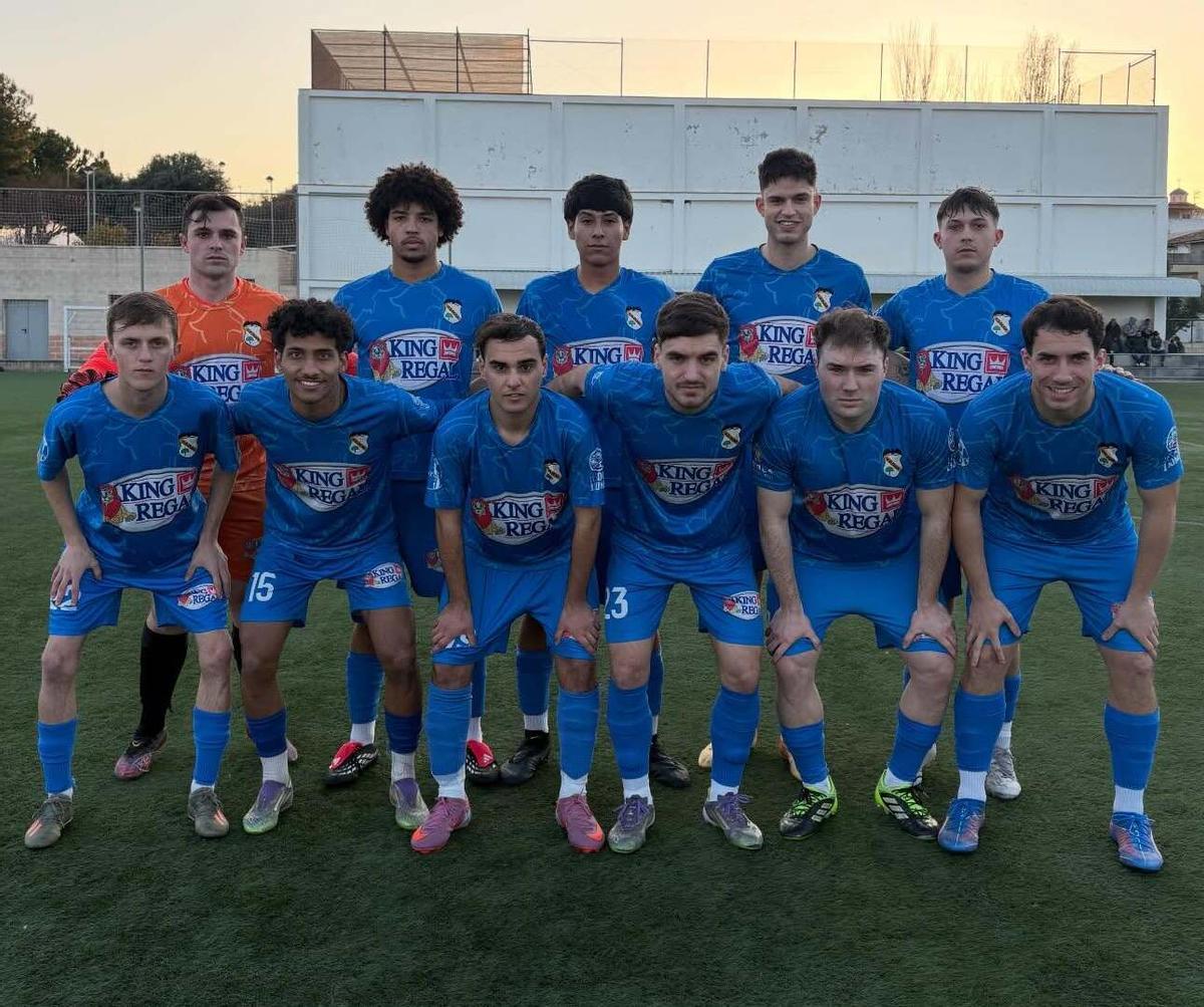 Once inicial de la UD Oliva en su último partido liguero