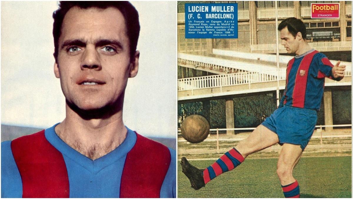 Lucien Muller jugé en el Barça en la década de los 60