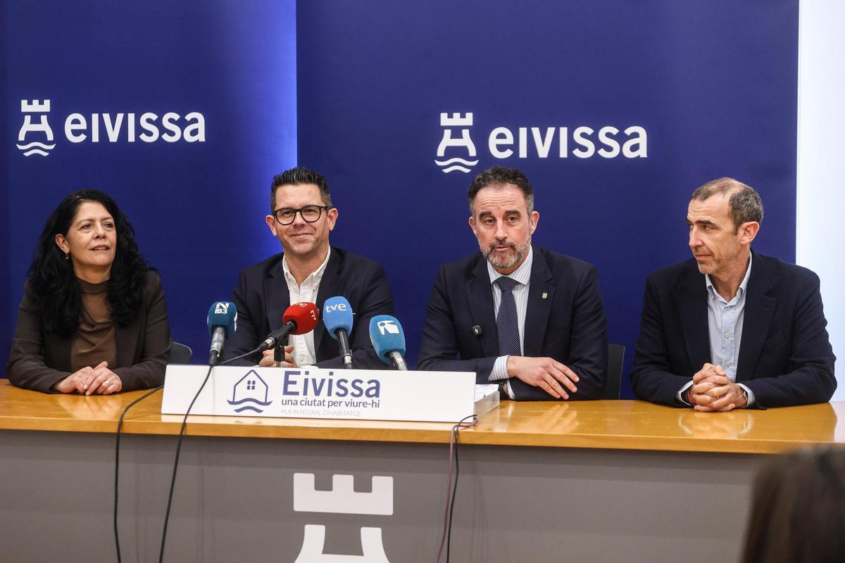 Presentación de la nueva promoción de vivienda pública en Can Cantó