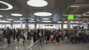 Nuevas retenciones en el control de seguridad del aeropuerto de Palma