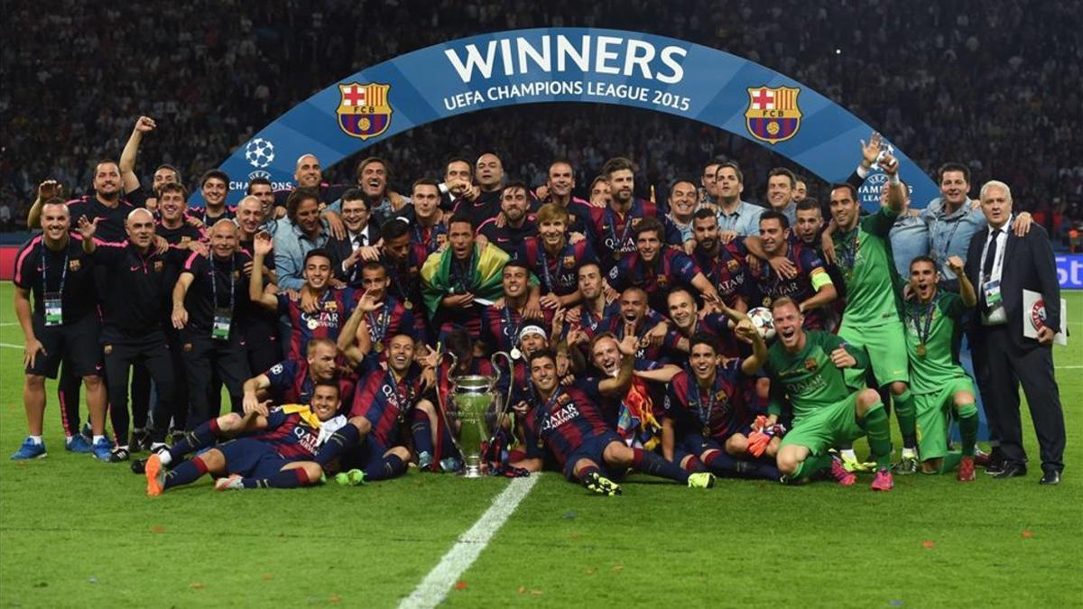 El Barça celebró su última Champions en 2015