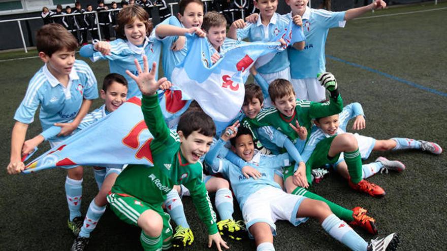 Imagen de archivo del equipo de benjamines del Celta // M. G. Brea