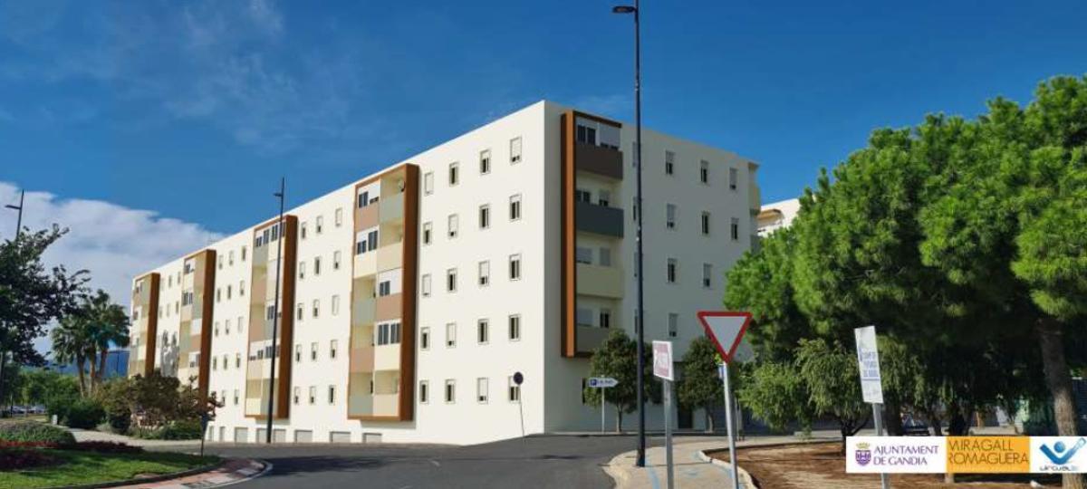 Uno de los bloques de la calle Safor que se va a acondicionar.