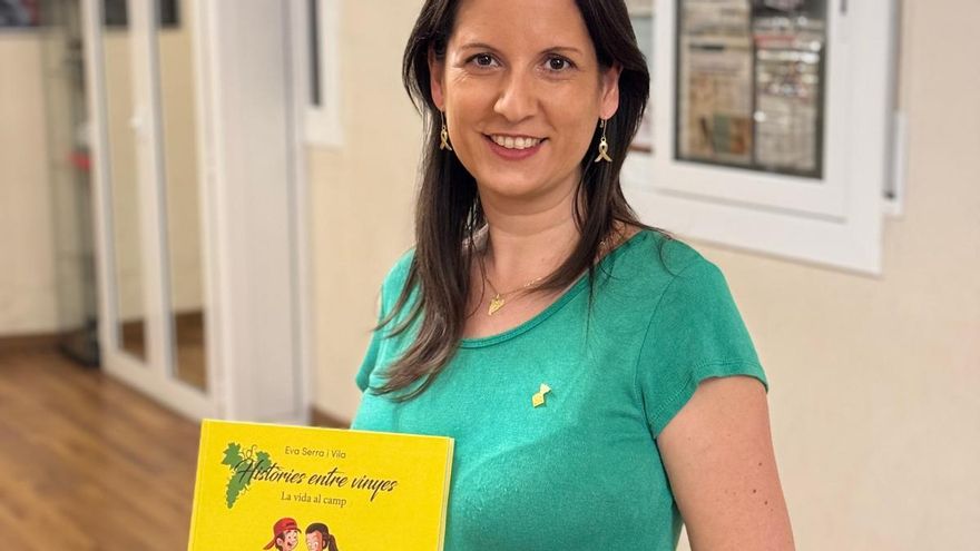 La figuerenca Eva Serra imagina un conte entre vinyes, a Capmany
