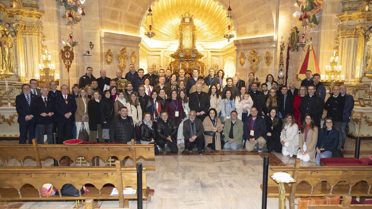 En la Basílica de la Vera Cruz