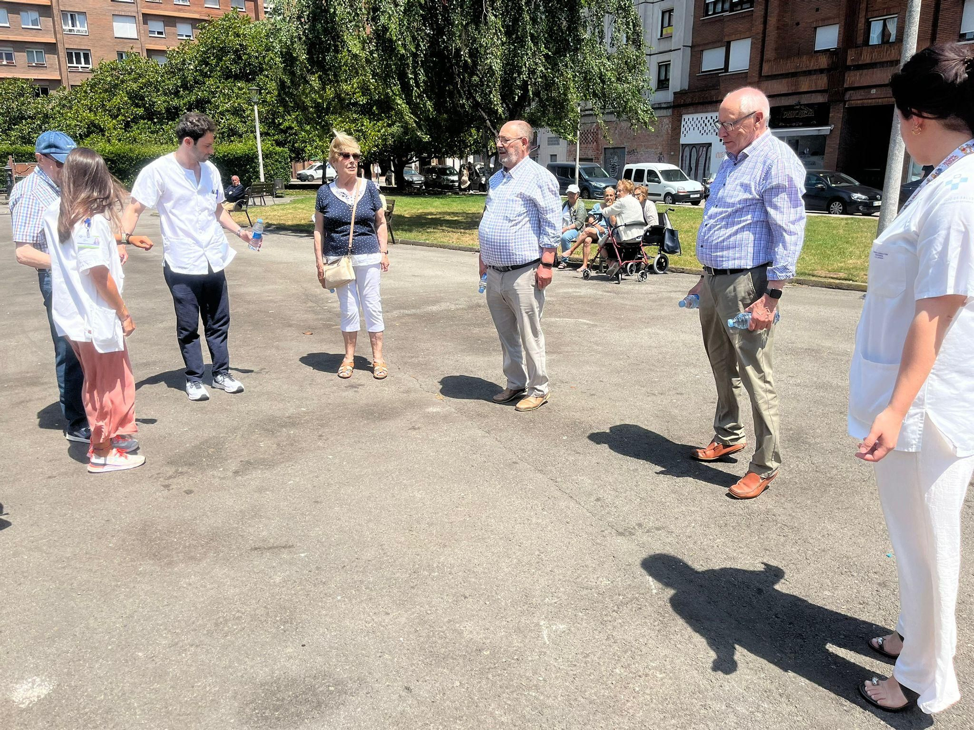 Así fue la feria de la salud del barrio gijonés de Laviada (en imágenes)