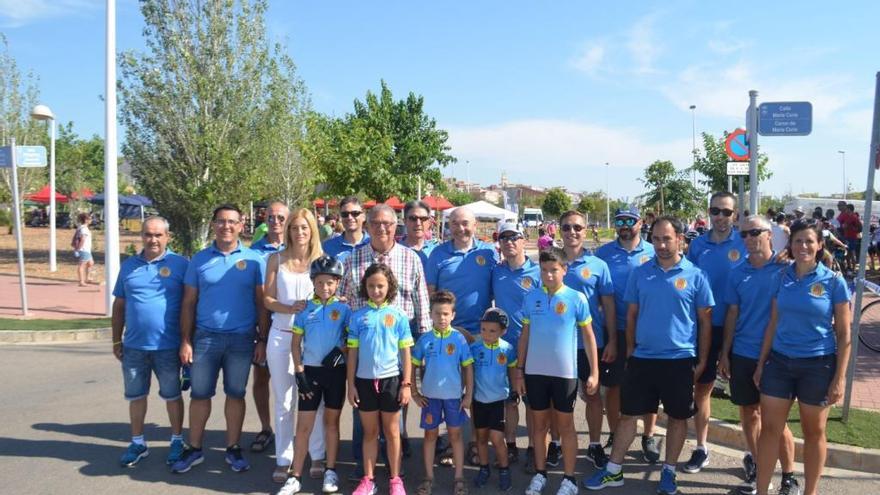 Más de 150 ciclistas participan en el encuentro de escuelas