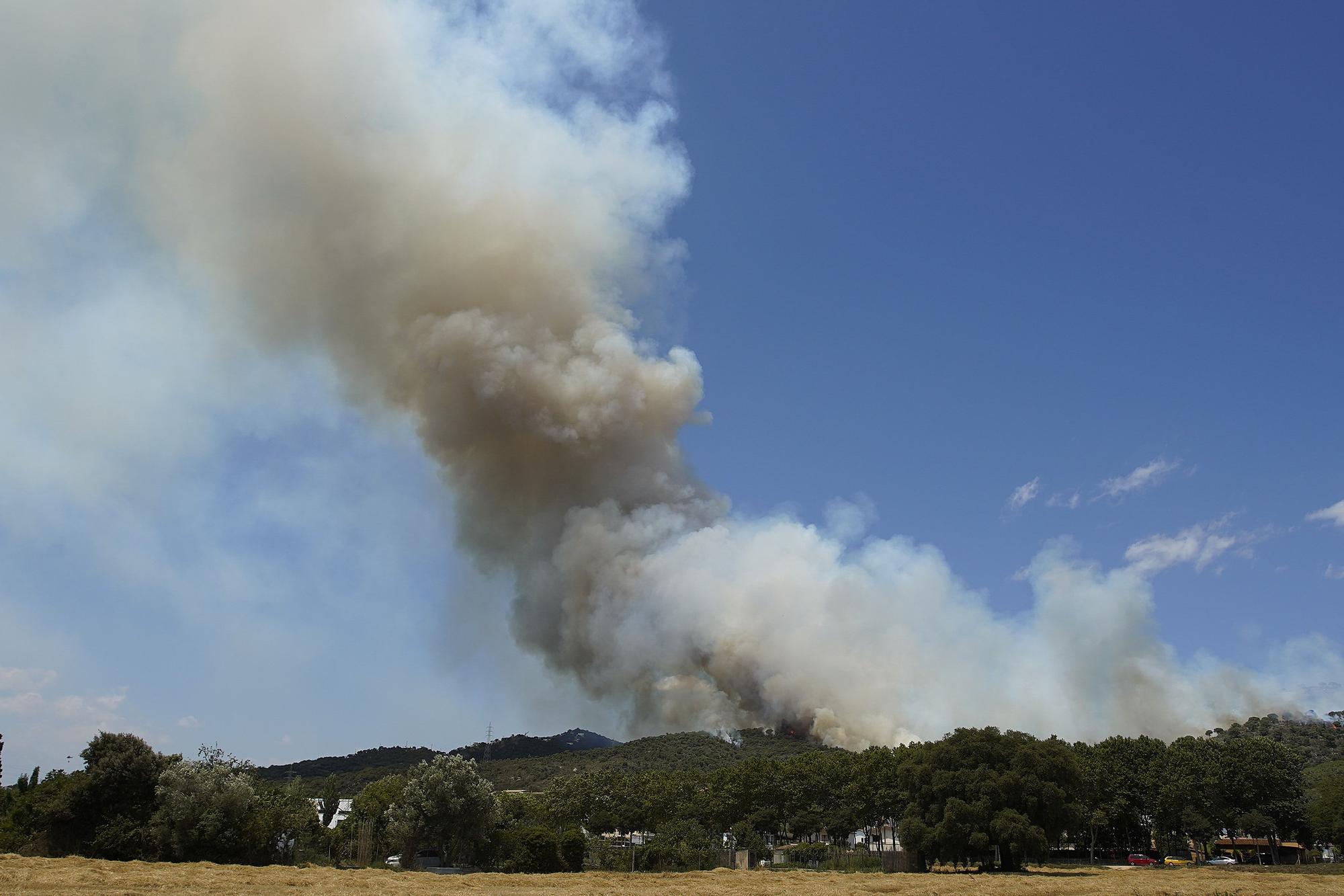 Les imatges de l'incendi de Castell d'Aro