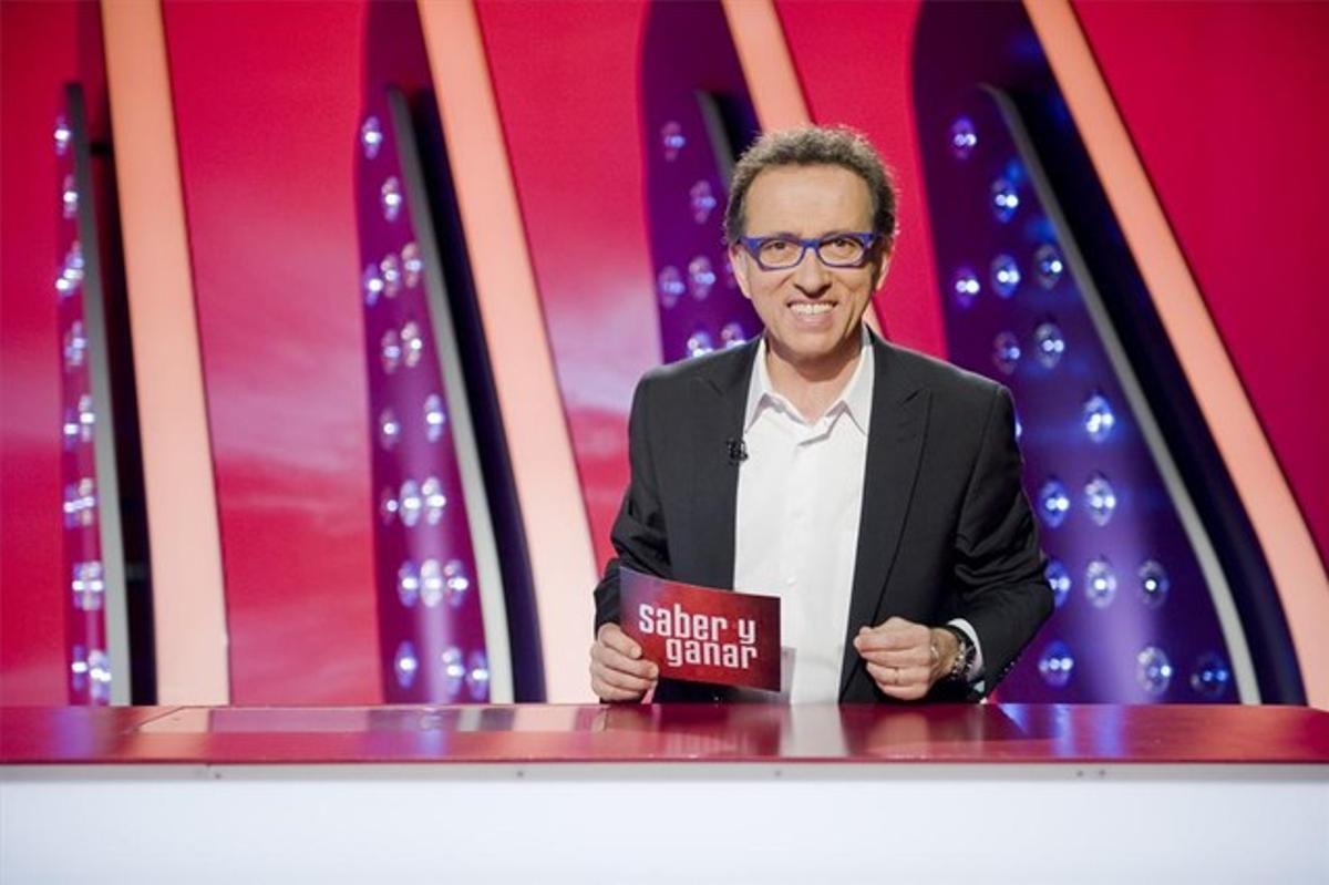 El presentador de l’espai de La 2 ’Saber y ganar’, Jordi Hurtado.