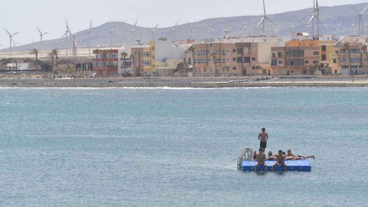 Vista de Playa de Arinaga, cuyas infraestructuras recibirán fondos del Fdcan.