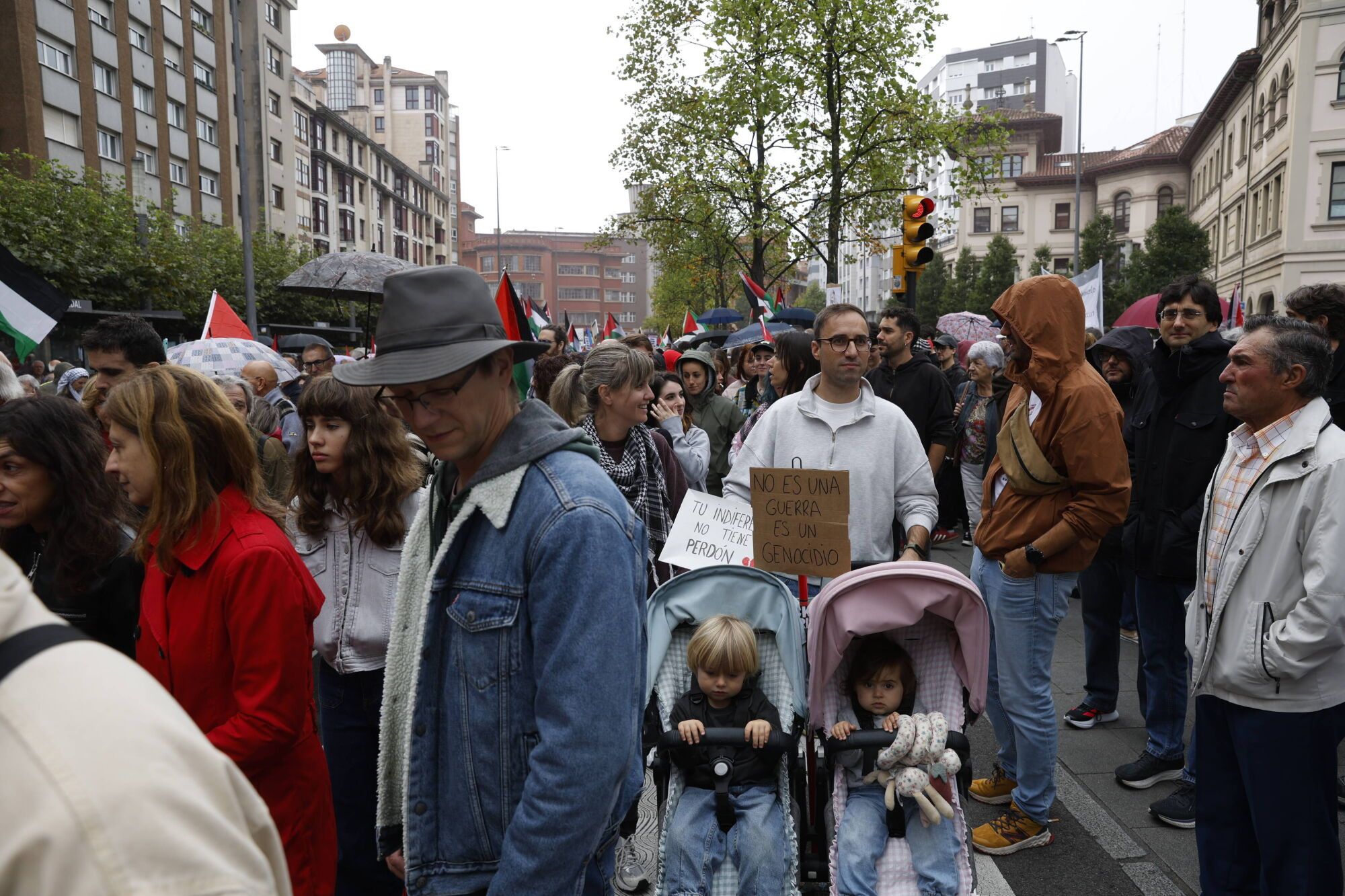 Manifestación a favor de Palestina.