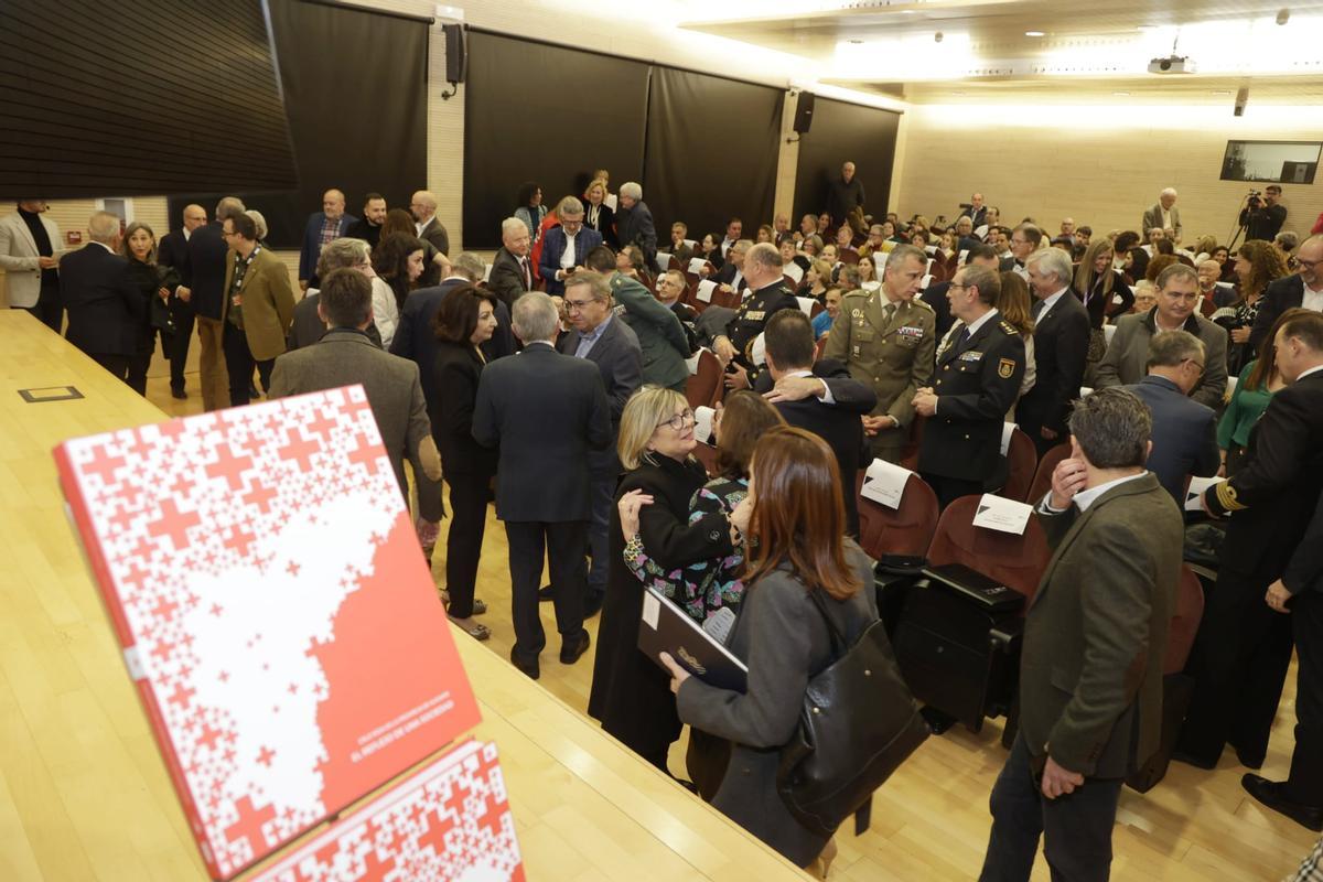 Momentos previos a la presentación de·"El reflejo de una sociedad"