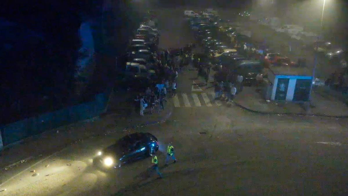 VÍDEO: La Guardia Civil investiga a seis personas por participar en carreras ilegales en el Polígono de Somonte de Gijón