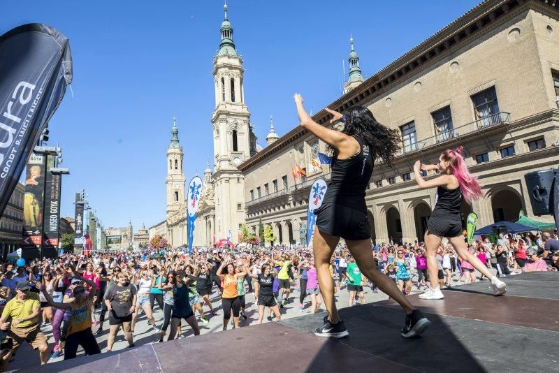 Día del Deporte en la Calle en la Plaza del Pilar de Zaragoza