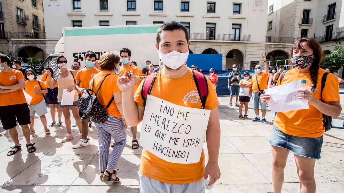 Protesta a favor de El Somni