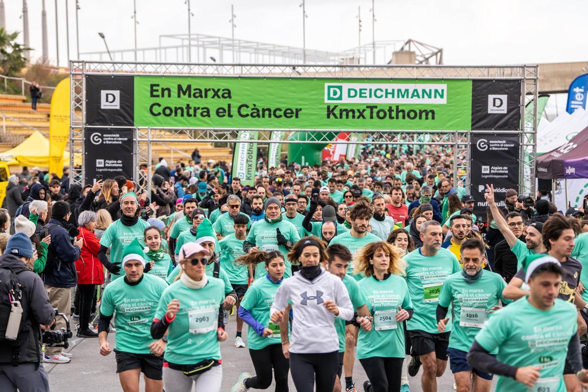 8a edición de la Cursa Solidària 'Barcelona en marxa contra el càncer'