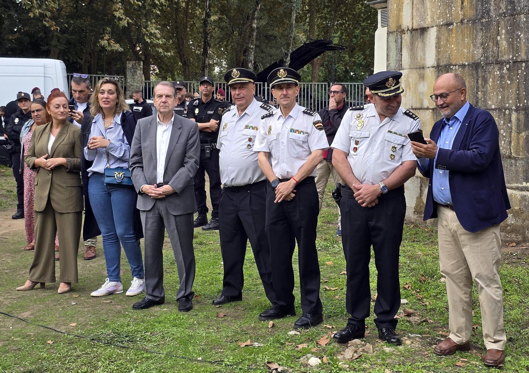 Exhibición de la Policía Nacional en el auditorio de Castrelos en Vigo