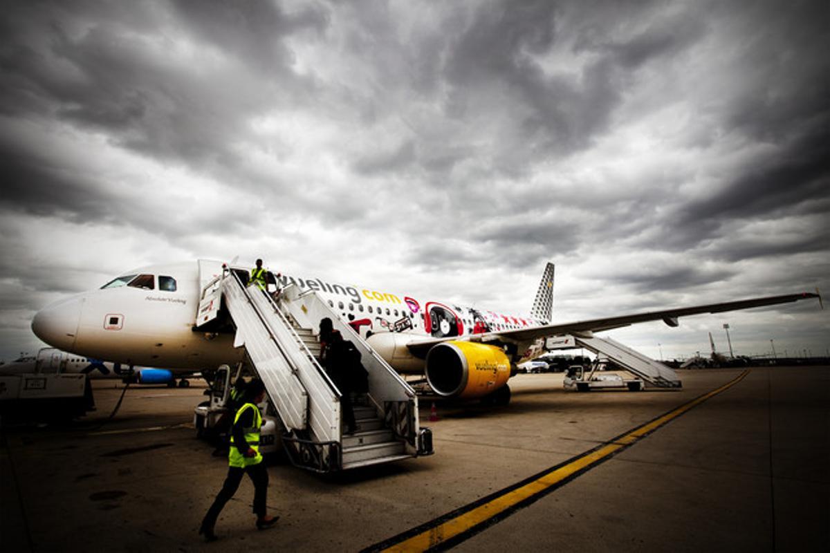 Un avió de la companyia Vueling