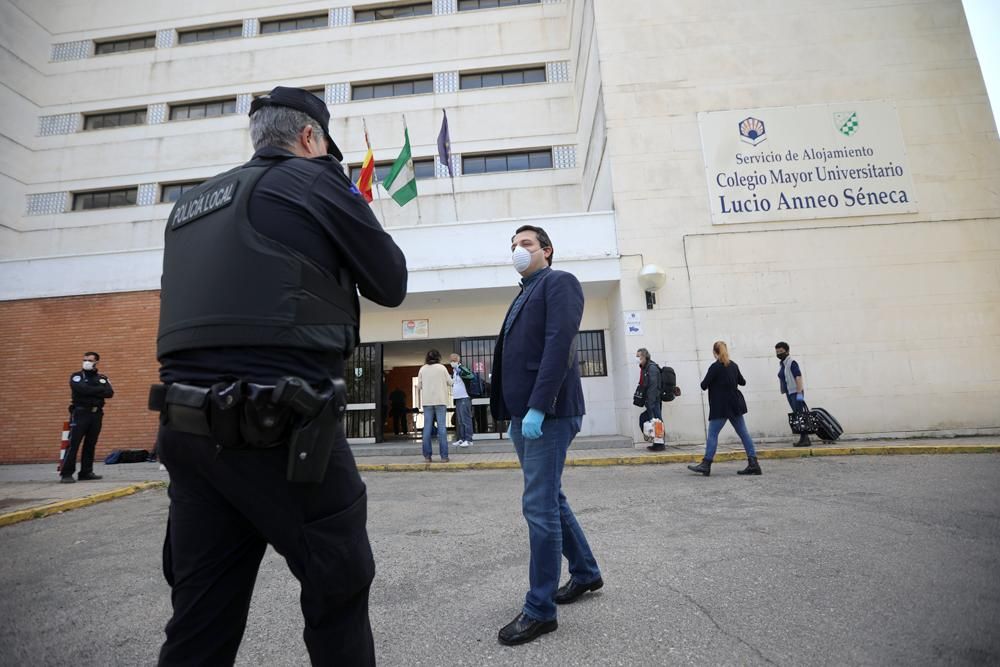 Coronavirus. El colegio mayor Séneca abre sus puerta para las personas sin hogar