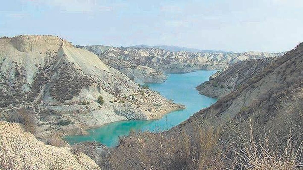 Los paisajes áridos de los barrancos de Gebas, en Alhama de Murcia.