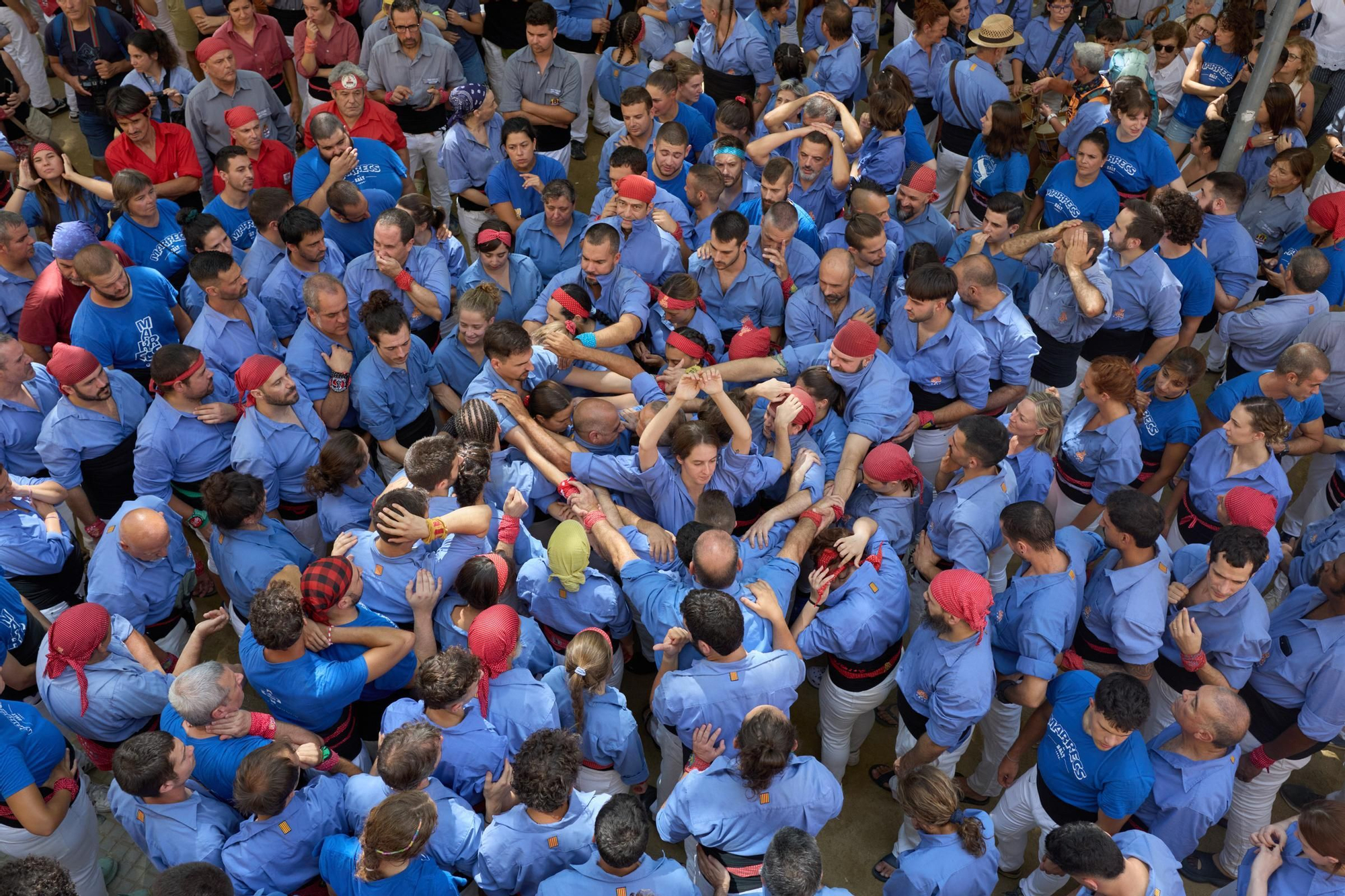 Festa Major de Salt: orgull Marrec a la diada castellera
