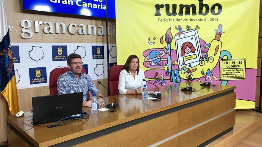 Javier Cosío y María Isabel Santanta, en la presentación de la feria.