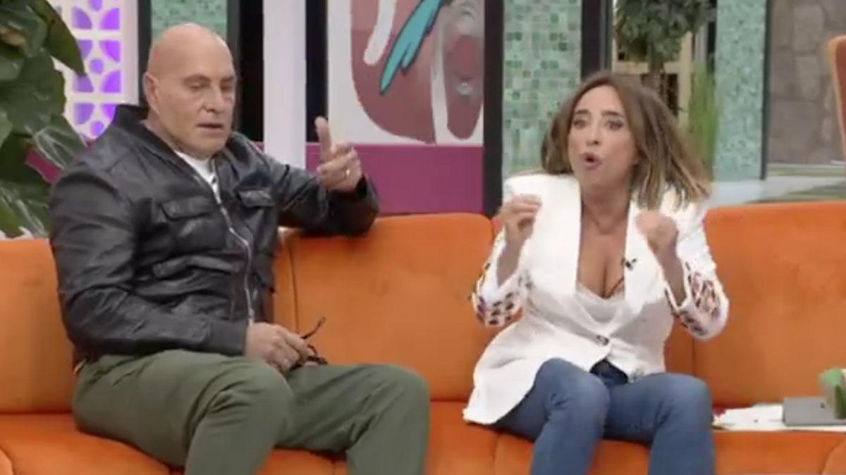 Kiko Matamoros y María Patiño en 'La familia de la tele'