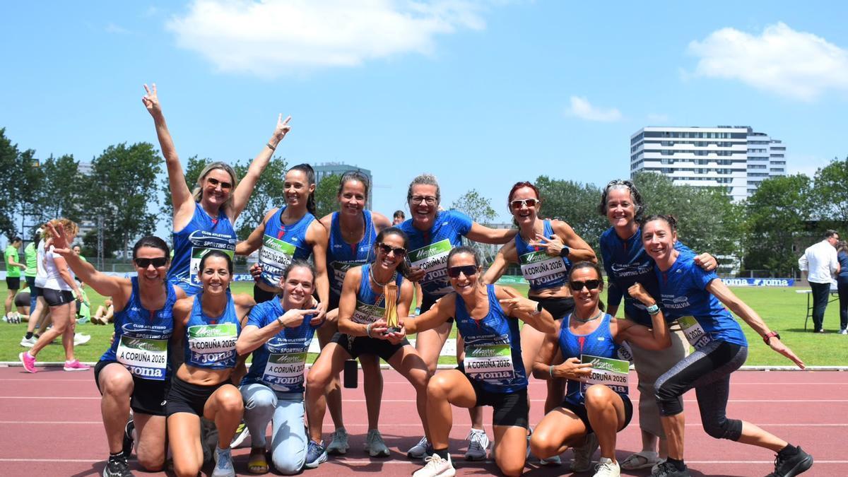 El Sporting Calvià celebra el tercer puesto