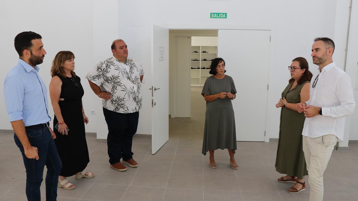 Visita de la delegación municipal al Centro de Formación.