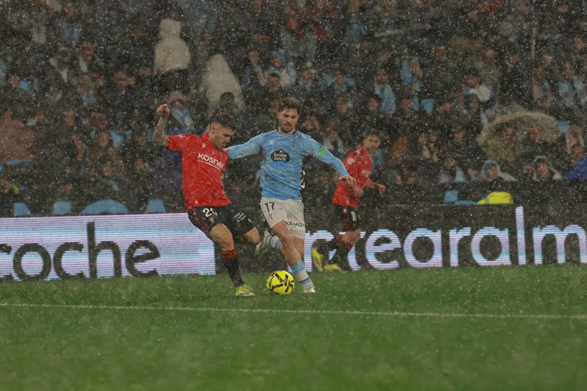 El Celta - Osasuna de la jornada 23 de LaLiga, en imágenes